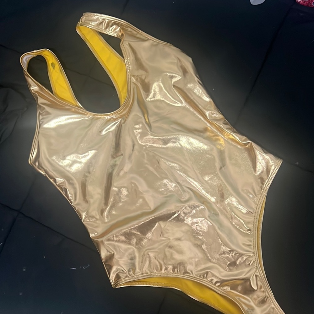 Swimsuit golden